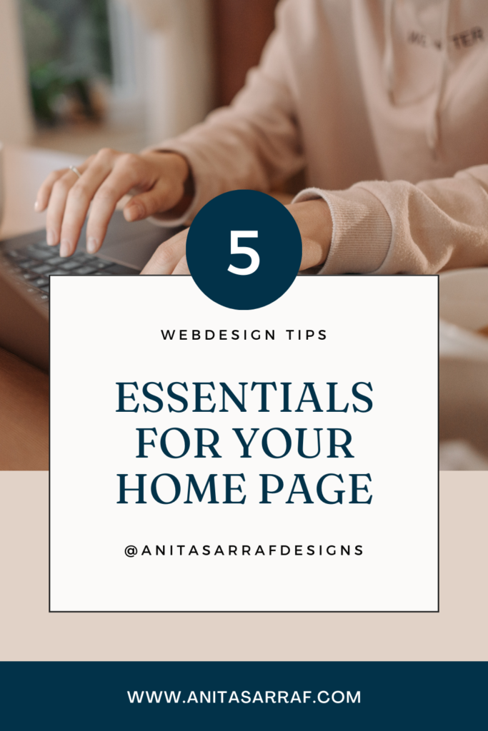 5 Essentials for your Home Page